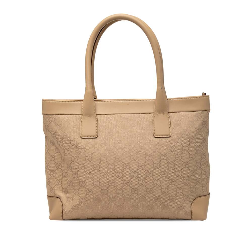 Gucci Vintage Zip Tote Gg Canvas With #298082G52B